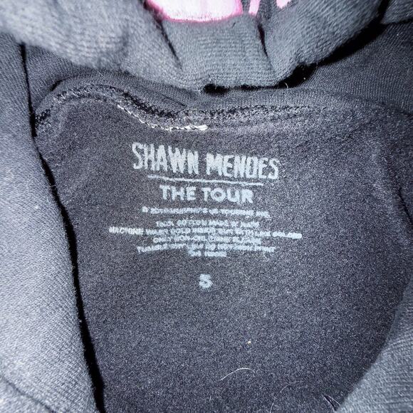 Shawn Mendes The Tour Hoodie Black Pink Graphic Sweatshirt Size Small Unisex - Picture 5 of 8